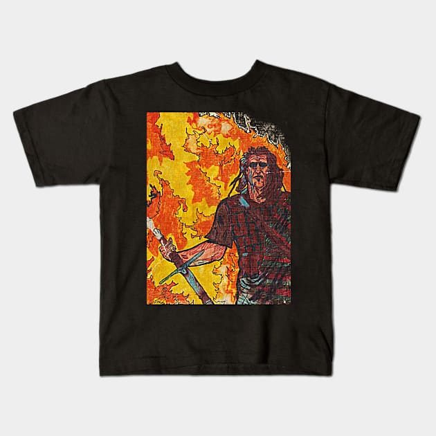 Braveheart Kids T-Shirt by BladeAvenger